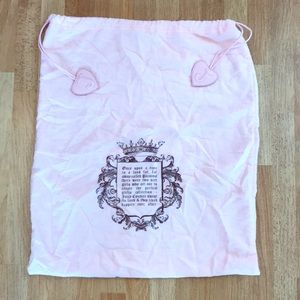 Juicy couture dust bag. Large
